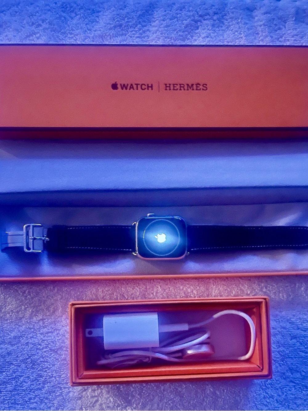 Hermes Apple Smartwatch w Brown Leather Strap - Premium Smartwatch
